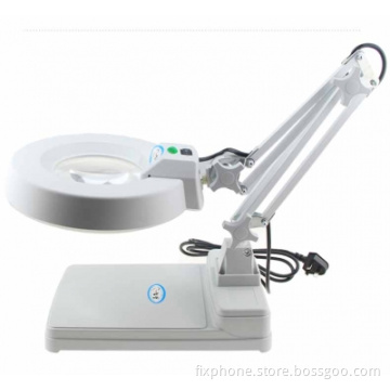 20 times HD LED desktop Magnifying glass for mobile phone repair